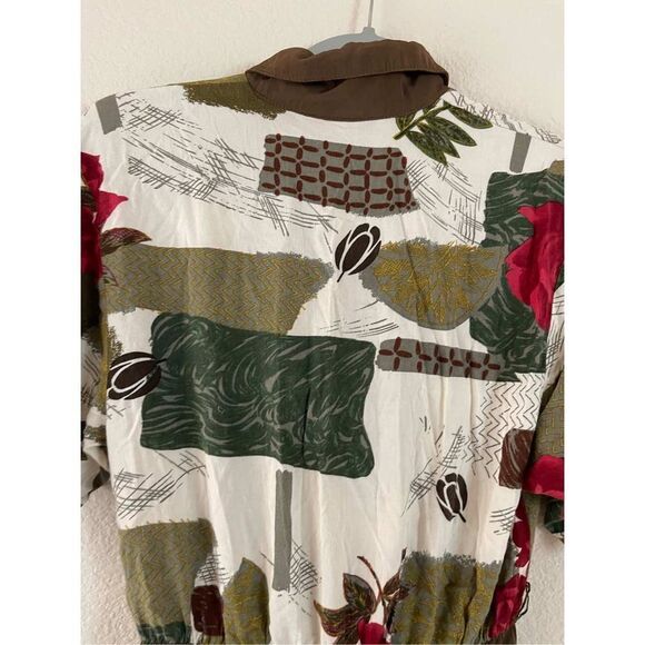 Vintage womens surplice midi dress‎ size small - Picture 3 of 8